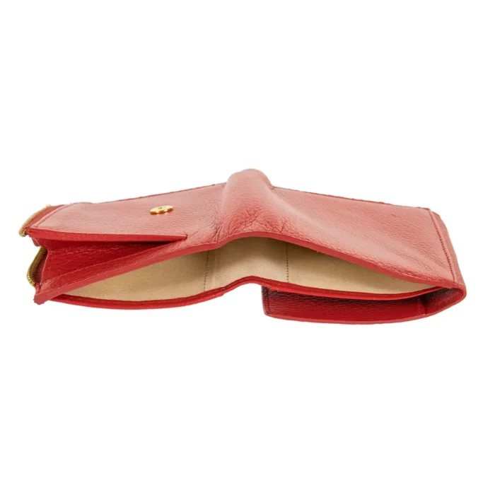 Дамски портфейл Bric's - Marmolada Purse, с монетник, RFID защита, червен - Image 3