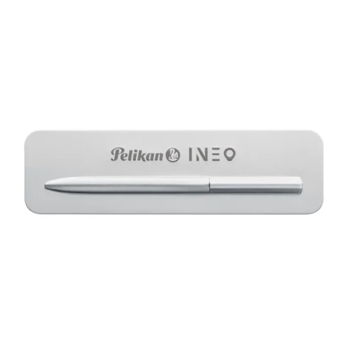 Химикалка Pelikan - INEO, сребриста, в метална кутия - Image 4