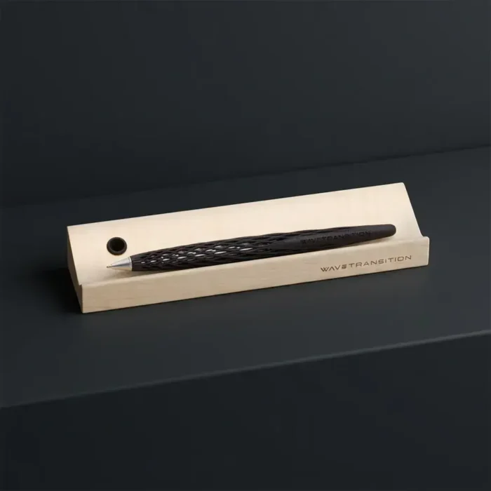 Химикалка Pininfarina - Forever Wave Transition Ink, черен цвят - Image 5