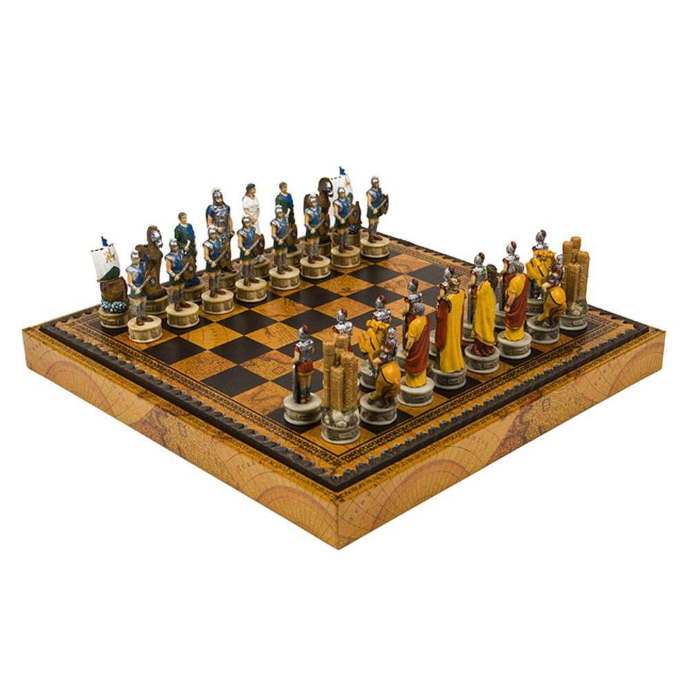 italianski-komplekt-sah-i-tabla-italfama-troanskata-vojna-kozena-kutia-35-h-35-sm-66fbb0281038b Италиански комплект шах и табла Italfama - Троянската война, кожена кутия, 35 х 35 см - Image 1