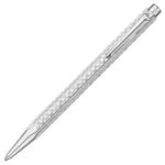 Комплект Caran d'Ache - Ecridor Damier, химикалка и кожен калъф - Image 2