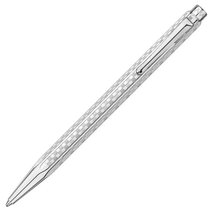 Комплект Caran d'Ache - Ecridor Damier, химикалка и кожен калъф - Image 2