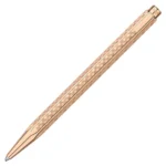 Комплект Caran D'Ache - Ecridor Damier, химикалка Rose Gold и кожен калъф - Image 3