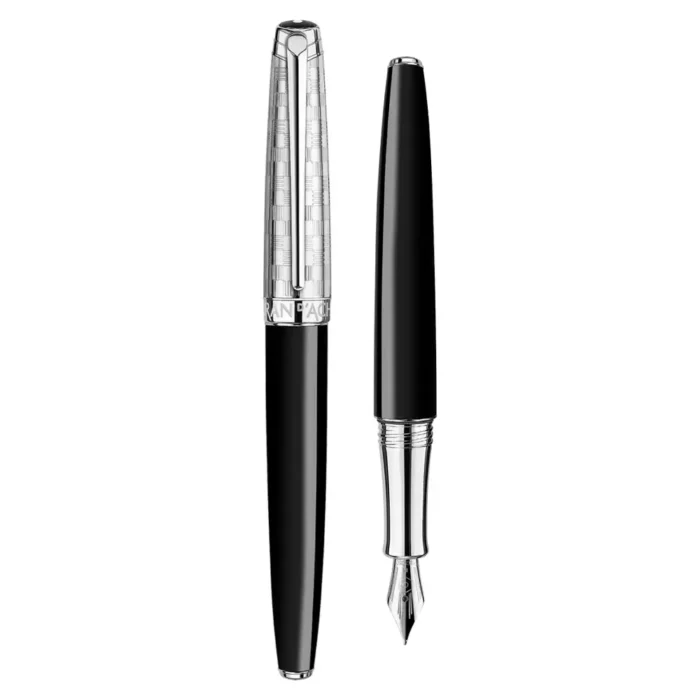 Комплект Caran D'Ache - Leman Damier, писалка и кожен калъф - Image 3