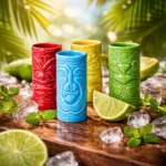 Комплект чаши за шотове Mikamax - Tiki, керамични - Image 3