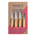 Комплект кухненски ножове Opinel - Les Essentiels, маслиново дърво