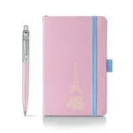 Комплект Sheaffer Sentinel x Emily in Paris - Pink Matte, химикалка и тефтер А6 - Image 2