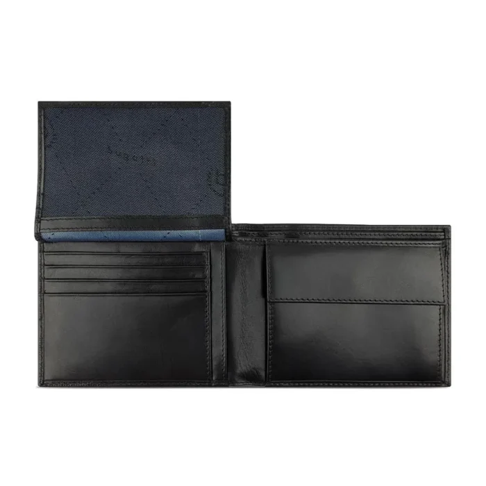 Мъжки портфейл Bugatti - Nobile With Flap, черен - Image 3