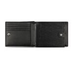Кожен портфейл Bugatti - Super Slim With Flap, черен - Image 3