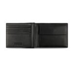 Кожен портфейл Bugatti - Super Slim With Flap, черен - Image 4