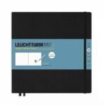 Квадратен тефтер Leuchtturm1917 Sketchbook Square Black, твърди корици