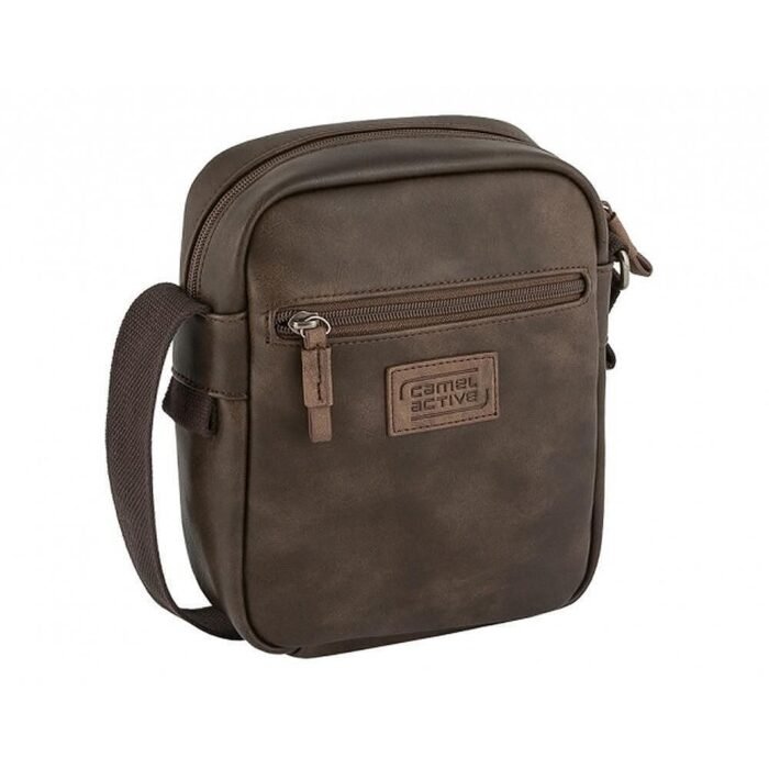 Мъжка чанта за през рамо Camel Active Laos XS, тъмнокафява - Image 3