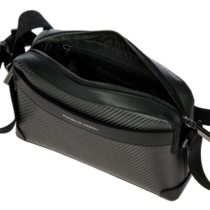 Мъжка чанта за през рамо Porsche Design - Carbon, 26 см - Image 4