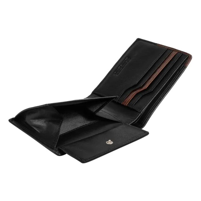 Мъжки портфейл Bugatti - Corso DeLuxe, с монетник, черен - Image 5