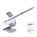 Мултифункционално пишещо средство Novium Hoverpen - Future 2-in-1 Frost Silver, ролер и писалка - Image 2
