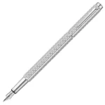 Писалка Caran d'Ache - Ecridor Damier, сребриста, размер M