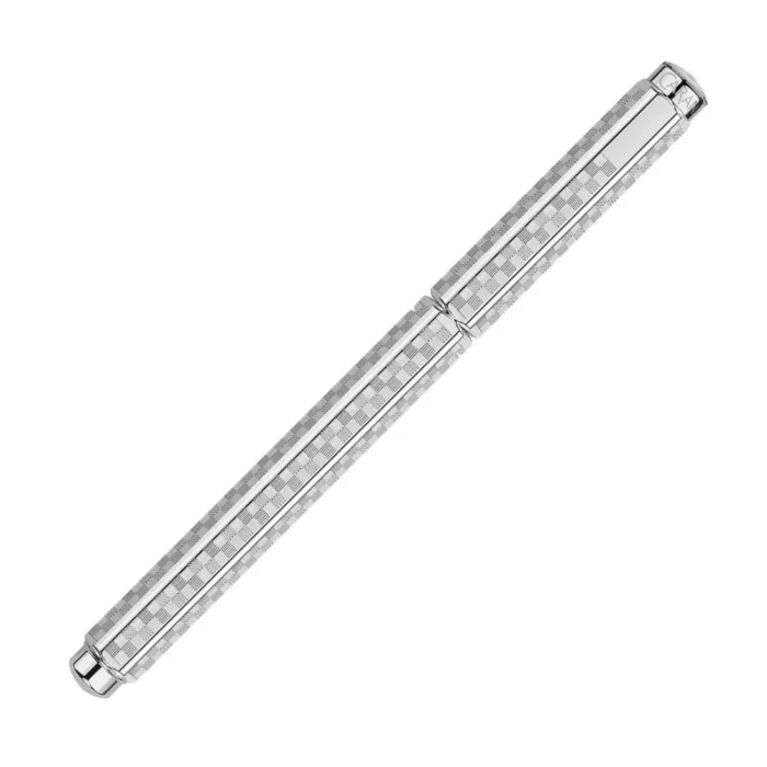 Писалка Caran d'Ache - Ecridor Damier, сребриста, размер F - Image 2