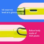 Писалка Lamy Safari - Neon Yellow, F перо - Image 6