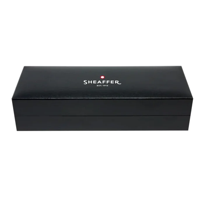 Писалка Sheaffer - 100 Matte Nickel Cap and Barrel, черна - Image 2