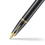 Писалка Sheaffer Legacy - Glossy Black and Chrome Bi-color with 14K PVD Trims, F перо - Image 2