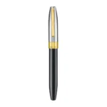 Писалка Sheaffer Legacy - Glossy Black and Chrome Bi-color with 14K PVD Trims, F перо - Image 5