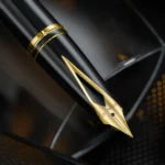 Писалка Sheaffer Legacy - Glossy Black and Chrome Bi-color with 14K PVD Trims, F перо - Image 10