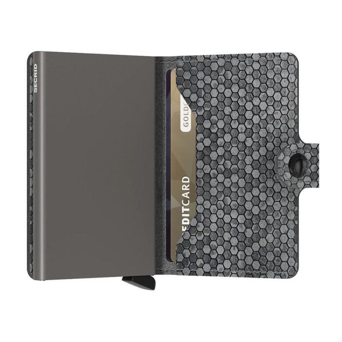 Портфейл SECRID - Hexagon Grey, с RFID защита - Image 4