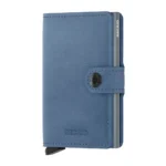 Портфейл SECRID - Mini Original Ice Blue, естествена кожа, с RFID защита