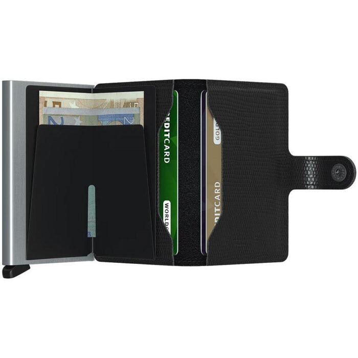 Портфейл SECRID - Mini Rango Black, с RFID защита - Image 3