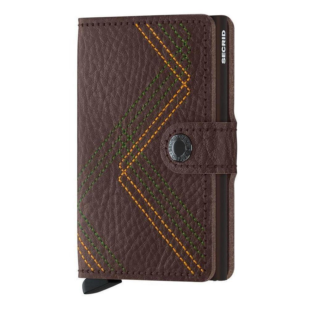 Портфейл SECRID - Mini Stitch Linea Navy, с RFID защита-Copy Портфейл SECRID - Mini Stitch Linea Espresso, с RFID защита - Image 1