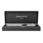 Ролер Caran d'Ache - Ecridor Damier, сребрист - Image 3