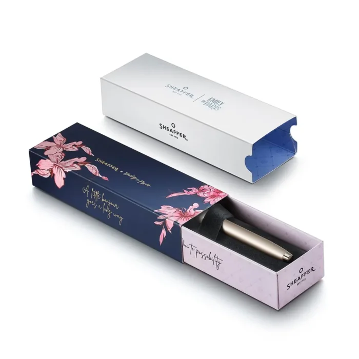 Ролер Sheaffer 100 x Emily in Paris - Champagne Gold with Champagne Gold Trims - Image 8