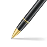 Ролер Sheaffer Legacy - Glossy Black and Chrome Bi-color with 14K PVD Trims - Image 2
