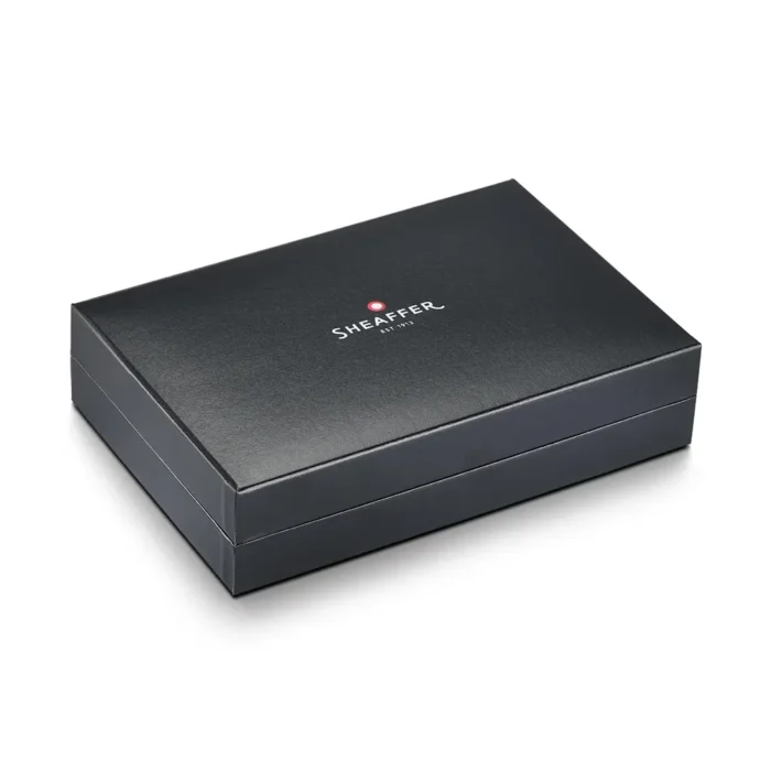 Ролер Sheaffer Legacy - Glossy Black and Chrome Bi-color with 14K PVD Trims - Image 8