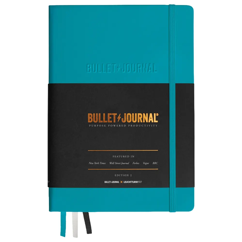 tefter-a5-leuchtturm1917-bullet-journal-edition-2-turquoise-25-120gmc2b2-hartia-689dc75836932 Тефтер А5 Leuchtturm1917 Bullet Journal Edition 2 Turquoise 25, 120g/m² хартия - Image 1