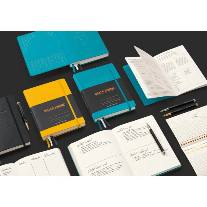 Тефтер А5 Leuchtturm1917 Bullet Journal Edition 2 Turquoise 25, 120g/m² хартия - Image 3
