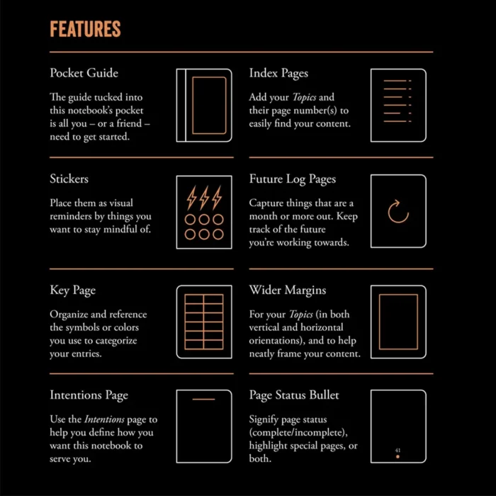 Тефтер А5 Leuchtturm1917 Bullet Journal Edition 2 Turquoise 25, 120g/m² хартия - Image 6