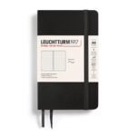 Тефтер А6 Leuchtturm1917 Notebook Black, мека корица, страници на точки