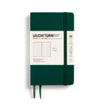 Тефтер A6 Leuchtturm1917 Notebook Composition Forest Green, меки корици, на точки