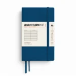 Тефтер А6 Leuchtturm1917 Notebook - Indigo, твърда корица, линиран