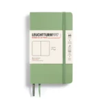Тефтер А6 Leuchtturm1917 Notebook Muted Colors - Sage, мека корица, нелиниран