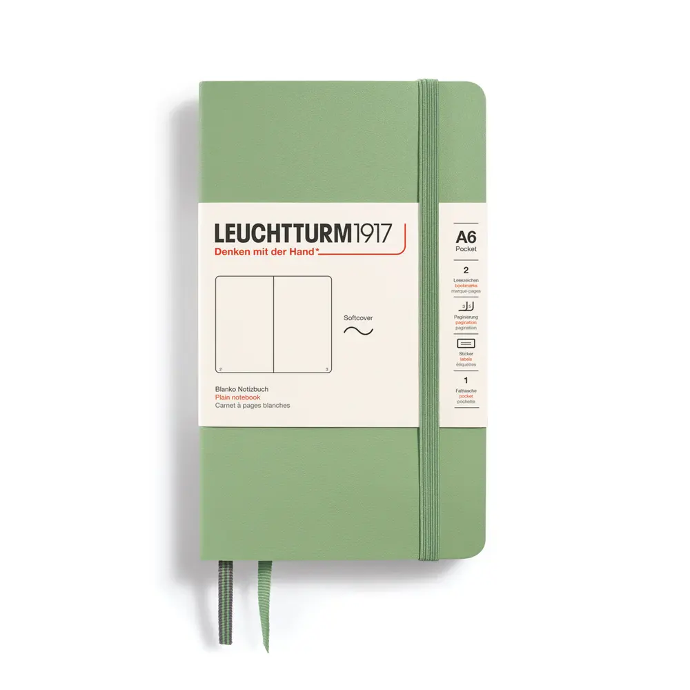 tefter-a6-leuchtturm1917-notebook-muted-colors-sage-meka-korica-neliniran-6a675df9634d8 Тефтер А6 Leuchtturm1917 Notebook Muted Colors - Sage, мека корица, нелиниран - Image 1