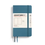 Тефтер А6 Leuchtturm1917 Notebook Rising Colors - Stone Blue, мека корица, нелиниран