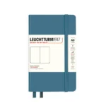 Тефтер А6 Leuchtturm1917 Notebook Rising Colors -  Stone Blue, твърда корица, нелиниран