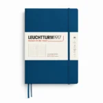 Тефтер B5 Leuchtturm1917 Notebook Composition Indigo, твърда корица, на точки