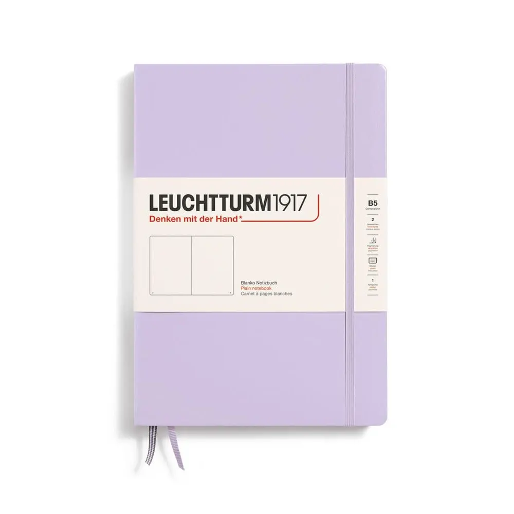 tefter-b5-leuchtturm1917-notebook-composition-lilac-tardi-korici-neliniran-6a63468aa2fcd Тефтер B5 Leuchtturm1917 Notebook Composition Lilac, търди корици, нелиниран - Image 1