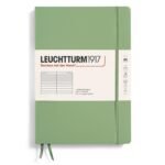 Тефтер B5 Leuchtturm1917 Notebook Composition Sage, твърди корици, на редове