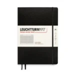 Тефтер B5 Leuchtturm1917 Notebook Composition, твърди корици, черен, на квадратчета