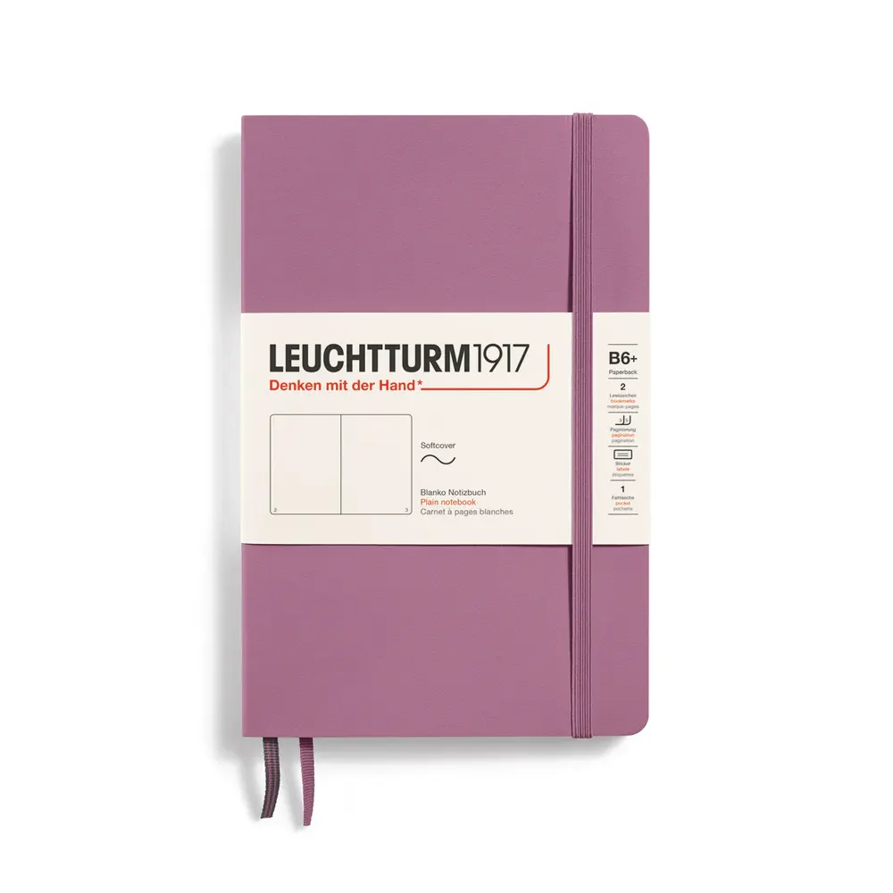 tefter-b6-leuchtturm1917-notebook-paperback-new-colours-2025-dusty-rose-meki-korici-6a672e05050e4 Тефтер B6+ Leuchtturm1917 Notebook Paperback New Colours 2025 - Dusty Rose, меки корици, нелиниран - Image 1