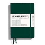 Тефтер Leuchtturm1917 Natural Colors Forest Green, A5, твърди корици, на точки
